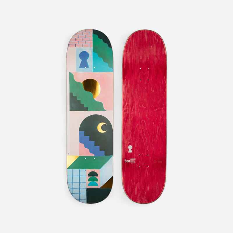 8.5" Maple Popsicle Skateboard Deck DK500Graphics by Tomalater Decathlon