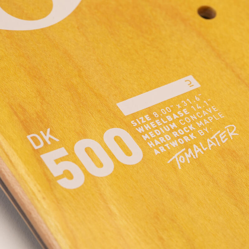 Deck deskorolki Oxelo DK500 POPSICLE klonowy 8" z grafiką @TOMALATER