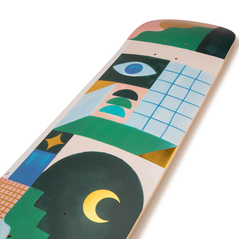 SKATEBOARDDECK IN ESDOORN DK500 POPSICLE MAAT 8"GRAPHICS VAN @TOMALATER