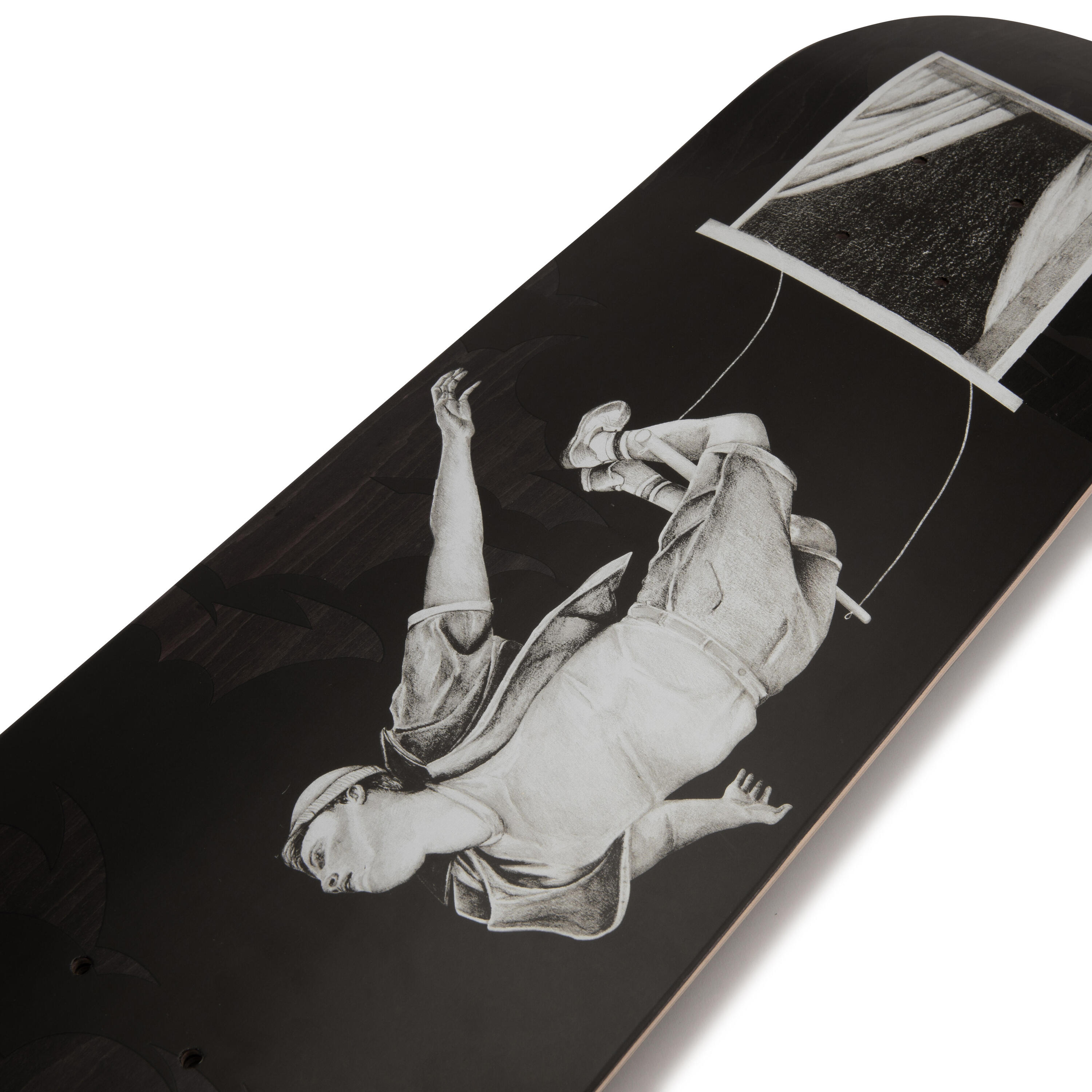 8.375" Maple Shaped Skateboard Deck DK500 7/8