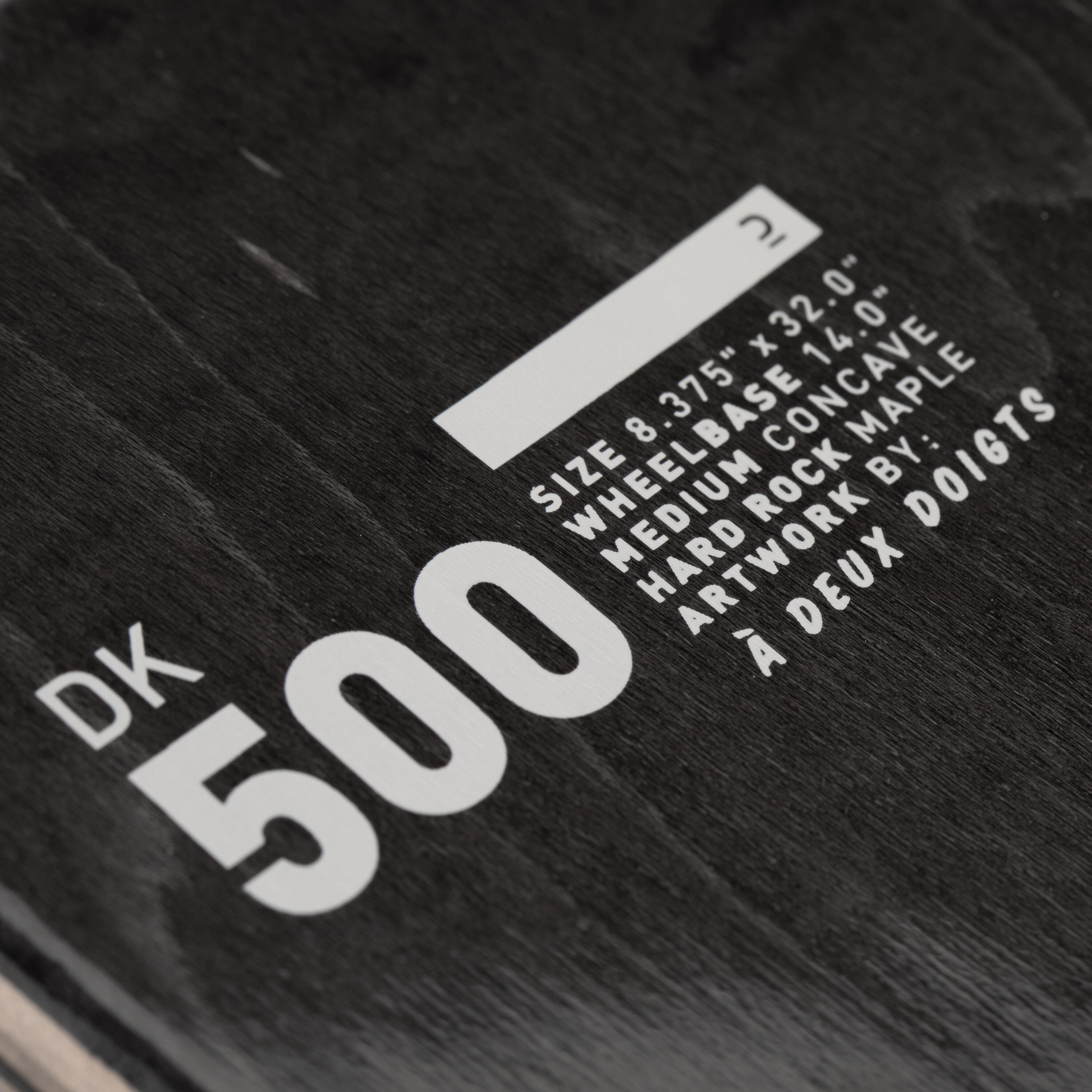 8.375" Maple Shaped Skateboard Deck DK500 5/8