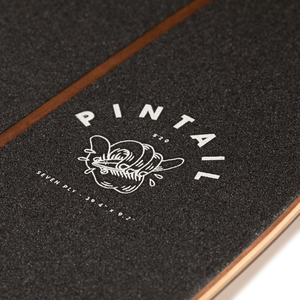 Longboard Pintail 500 Classic s prugama 