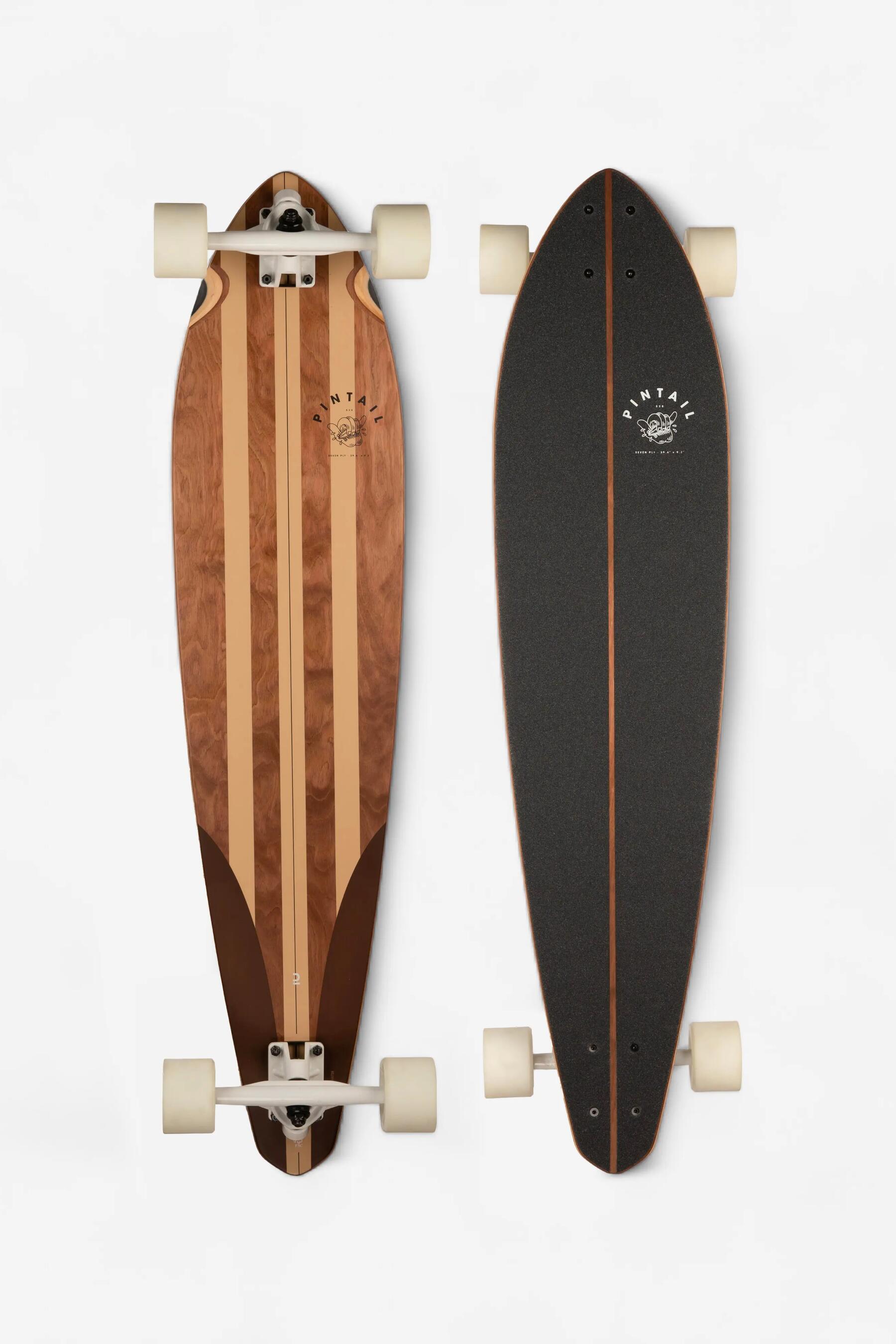 Obsługa techniczna longboardu Oxelo Pintail 500 Classic Strip serwis
