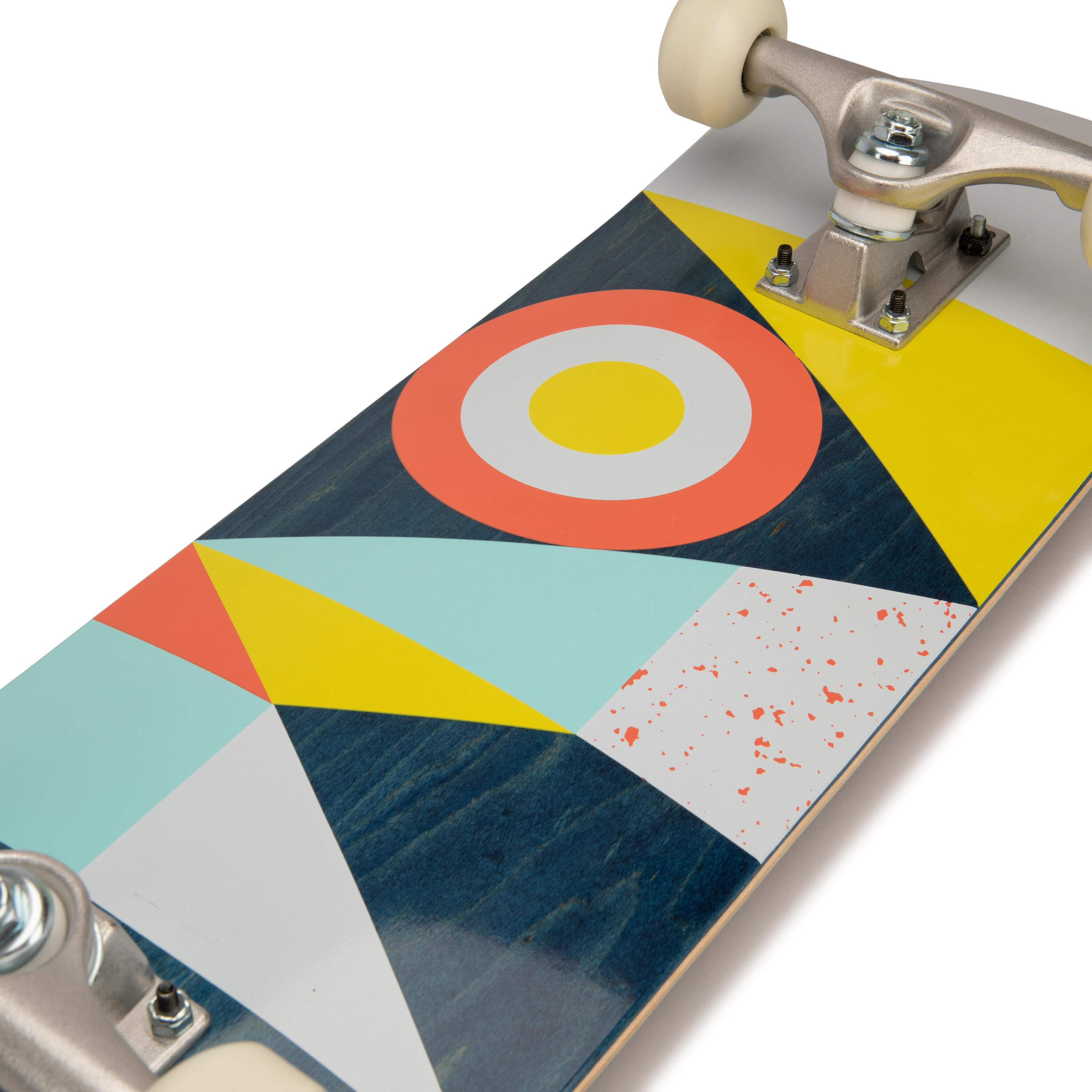 Planche de skate enfant 8 - 12 ans cp500 mid flag taille 7.5" 8/19