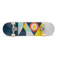 PLANCHE DE SKATE ENFANT 8 - 12 ANS CP500 MID FLAG TAILLE 7.5"