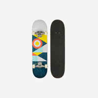 Kids' Ages 8 to 12 Years Skateboard Size 7.5" CP500 Mid - Flag