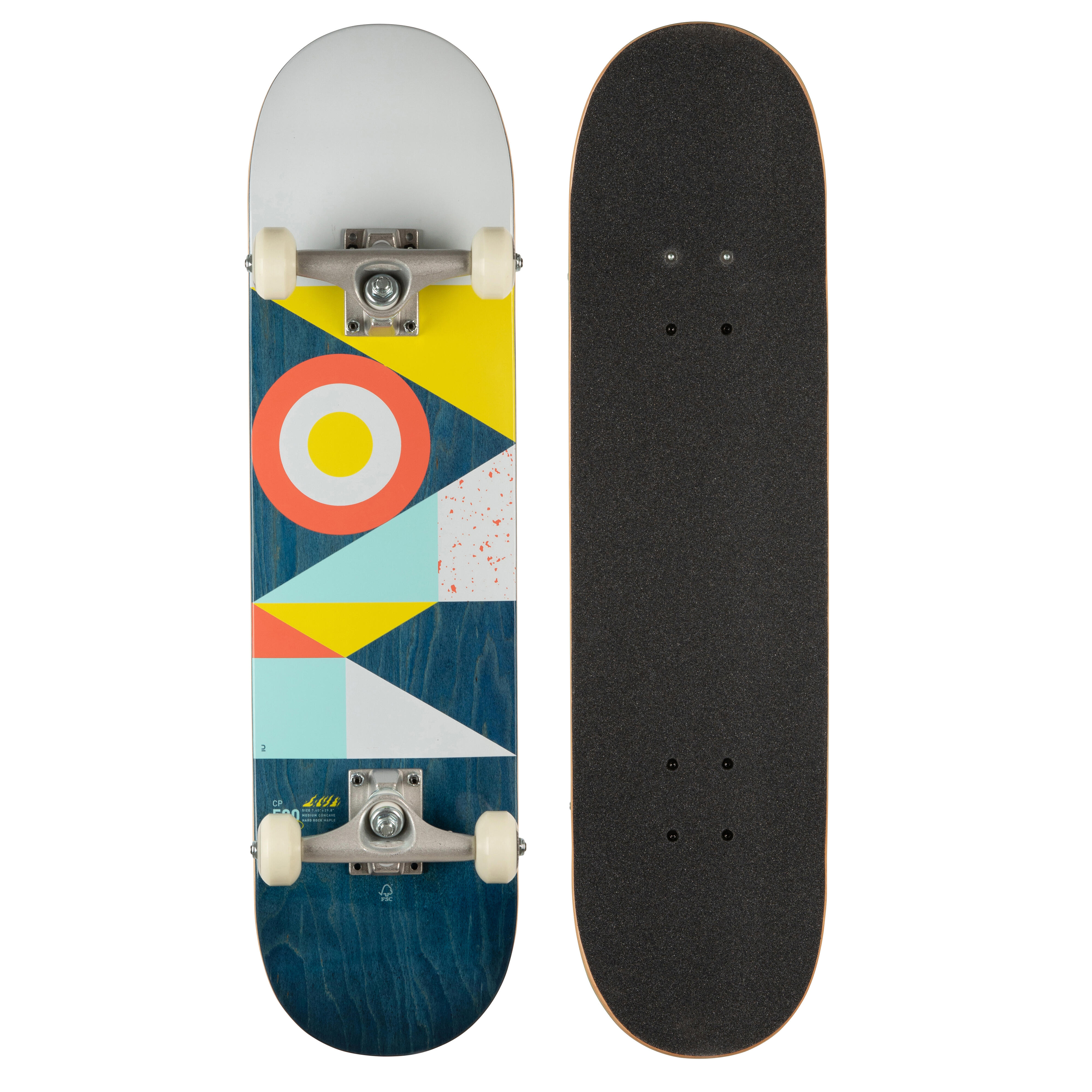 OXELO Skateboard Deck Mid 7,5