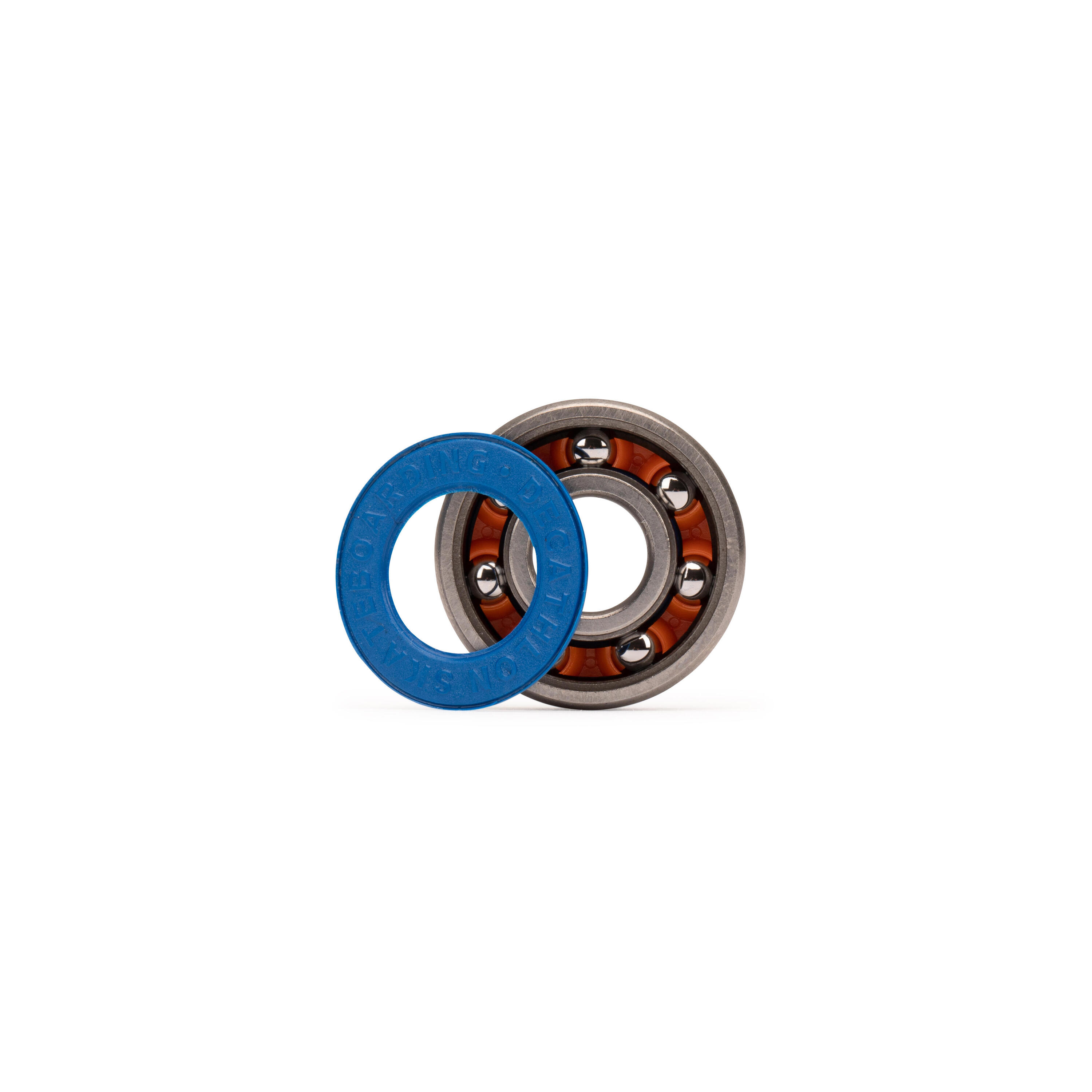 High-Quality Skateboard Bearings 8-Pack BR500 - Blue 3/6