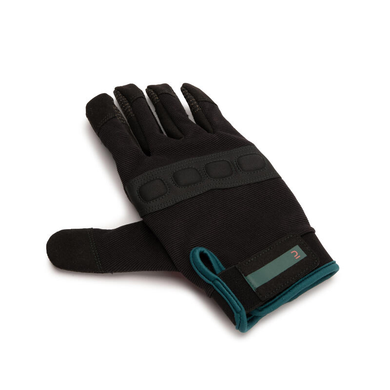 Luvas de Slide Longboard Freeride GLOVES 500 Preto/Laranja