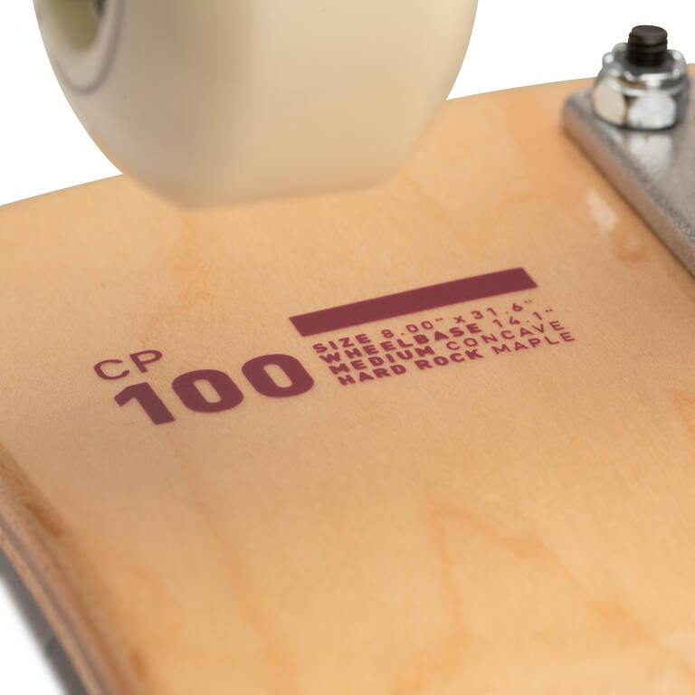 ស្គីបន្ទះក្តារ CP100 ធ្វើពីឈើ Maple ដែលមានការបញ្ជាក់គុណភាពពី FSC  ទំហំ 8"