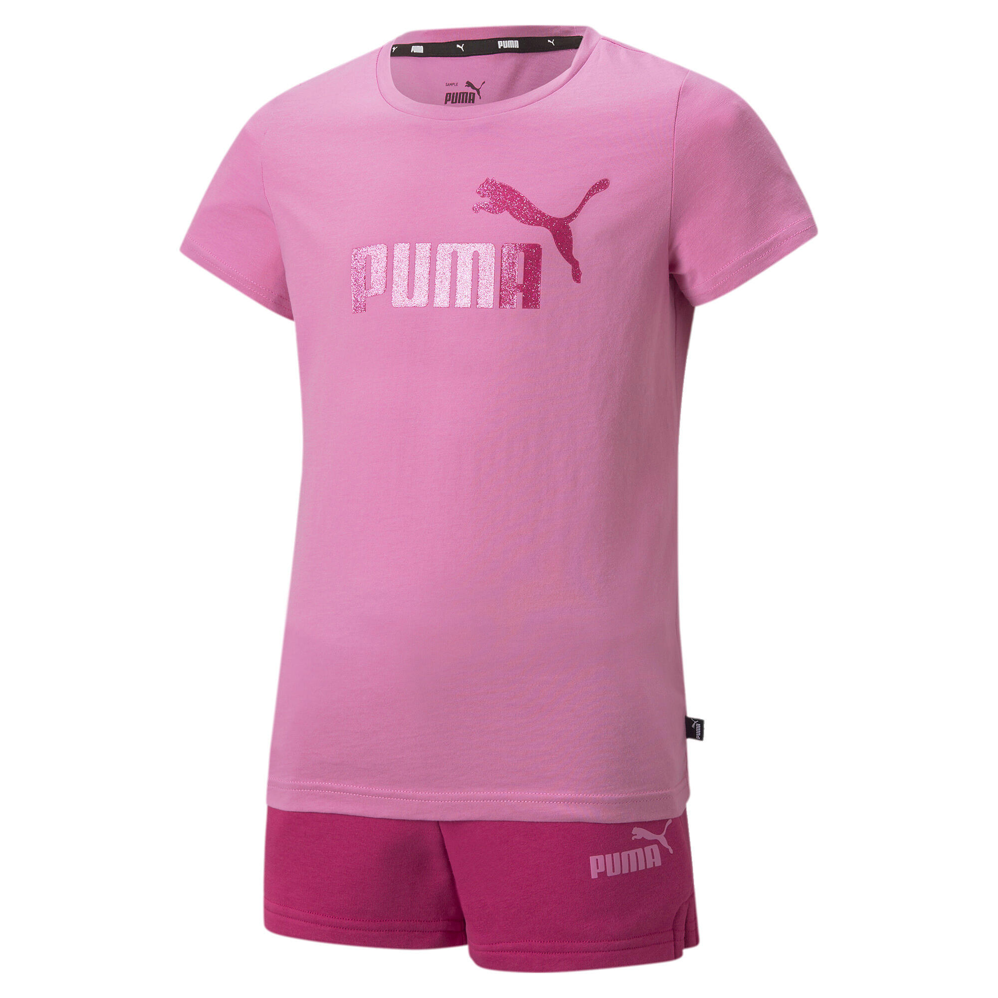 PUMA Girls' Jersey Sports Kit - Mauve