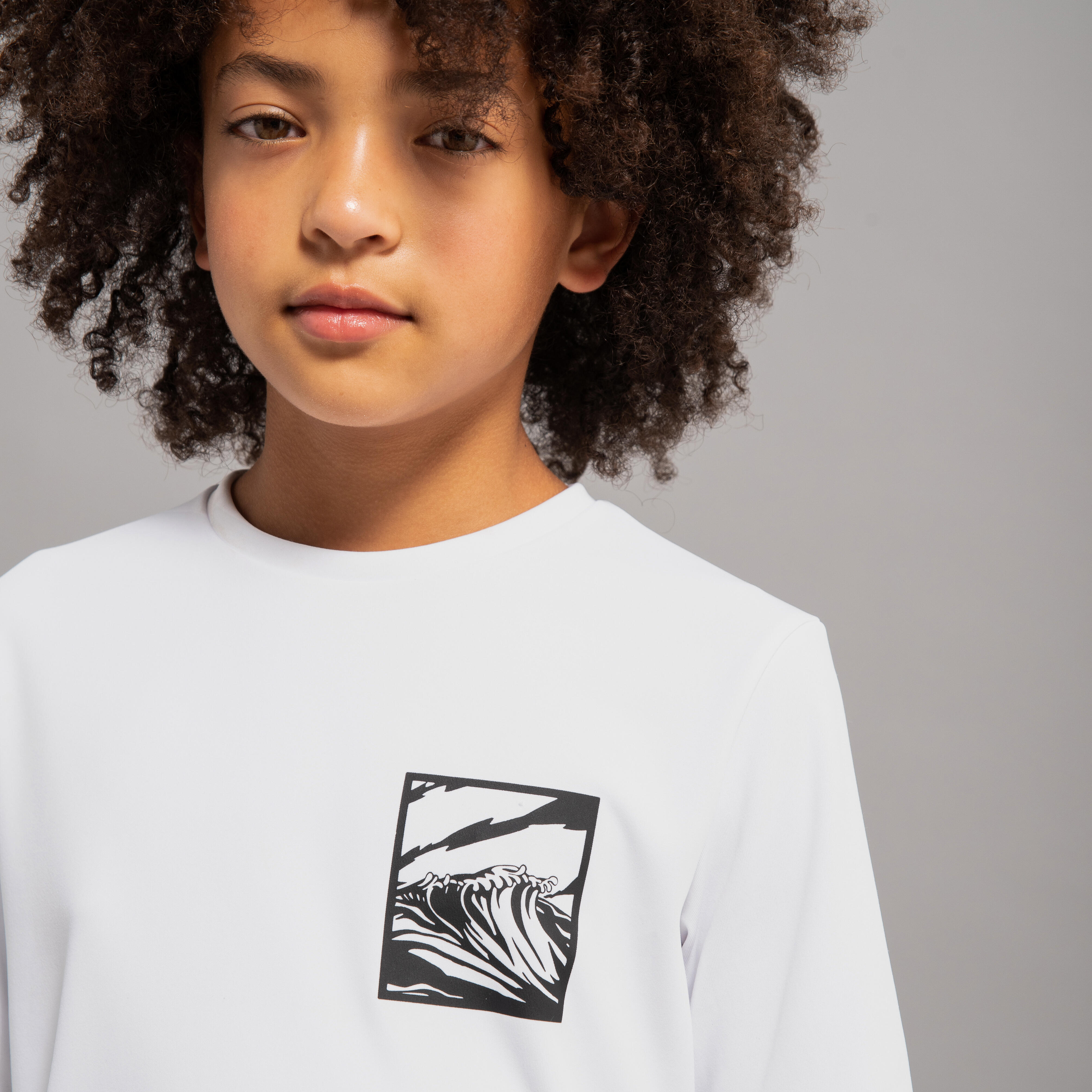 Maillot dermoprotecteur de surf à manches courtes enfant, 100 - OLAIAN