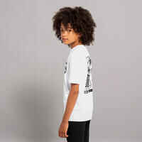 Camiseta protección solar UPF50+ manga corta Niños blanco