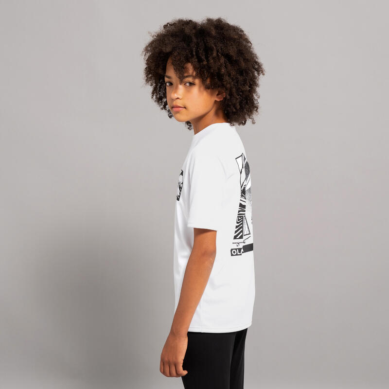 Zwemshirt voor kinderen korte mouwen Surf Skate