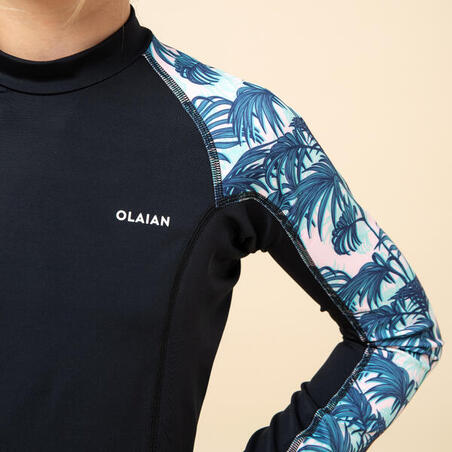 OLAIAN Tee shirt anti UV surf néoprène et polaire manches longues
