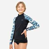 Girl's Long-sleeved Sun Top black presana