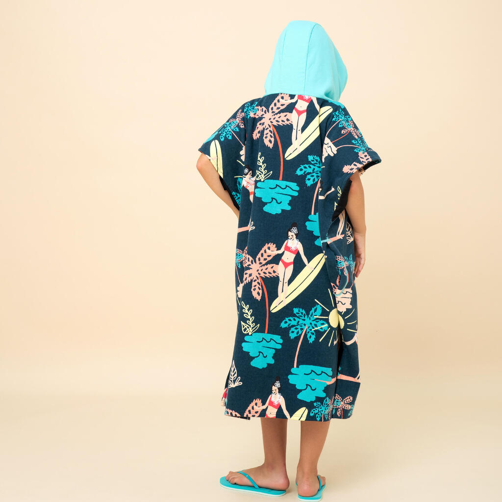 SURFING PONCHO 550 JUNIOR (135 to 160 cm) Jungle