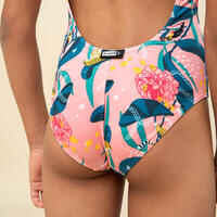 1-piece swimsuit 100 - PEONY pink