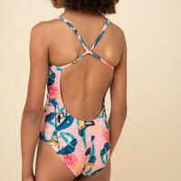 1-piece swimsuit 100 - PEONY pink