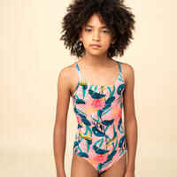 1-piece swimsuit 100 - PEONY pink