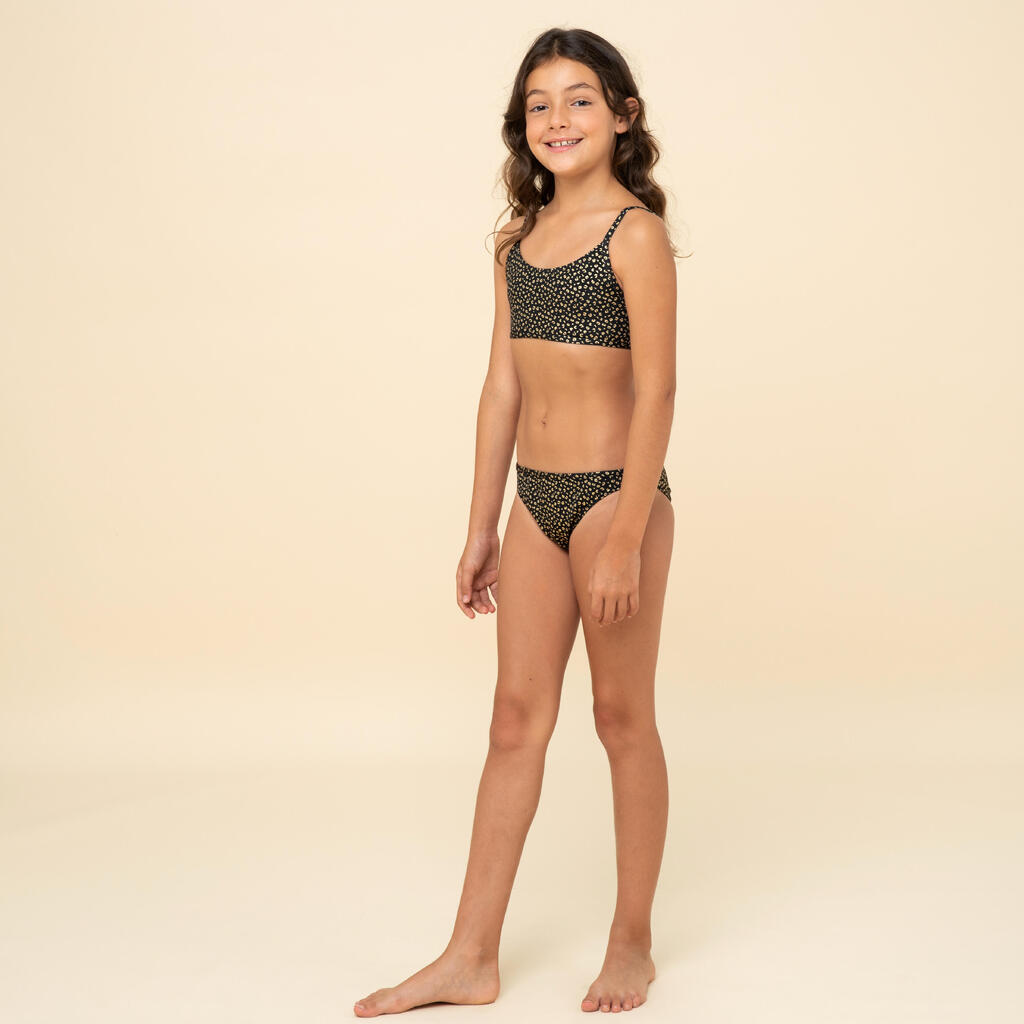 Bas de maillot de bain Fille - 100 Zeli corail