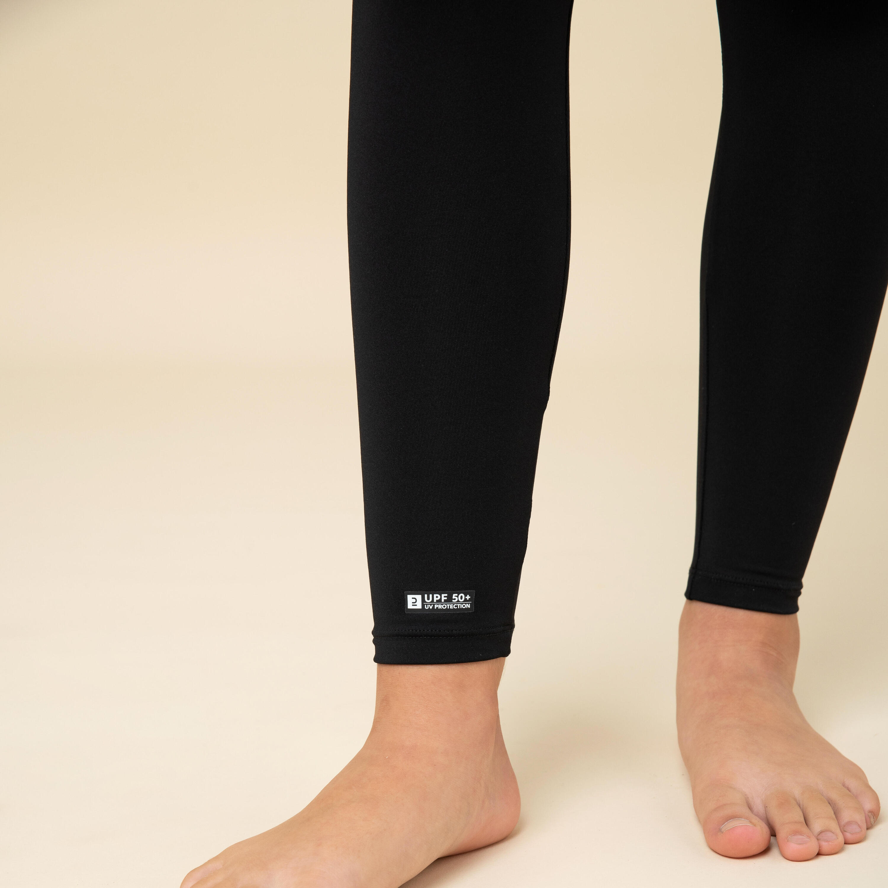 Mallas protección solar largas Niños negro 7/9
