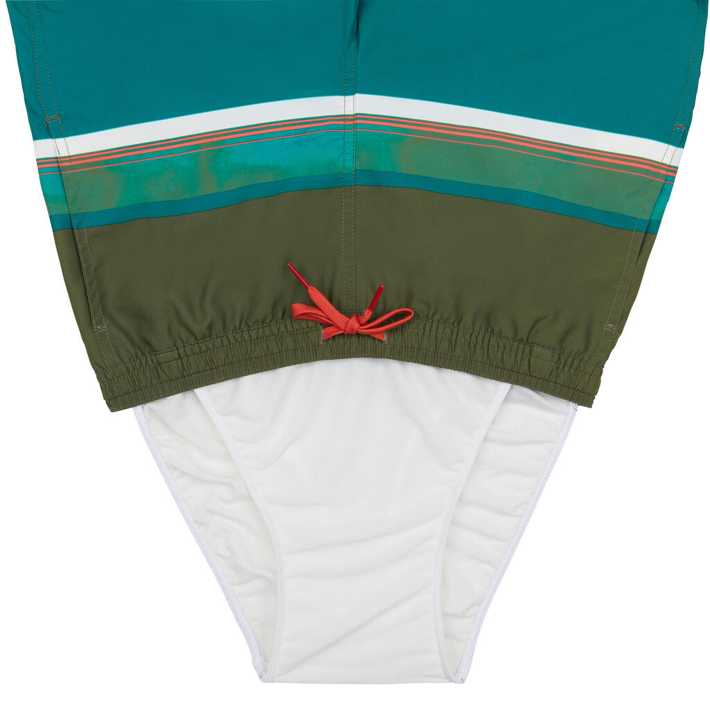 SHORTS 100 NIÑOS VERDE SURFCANVAS