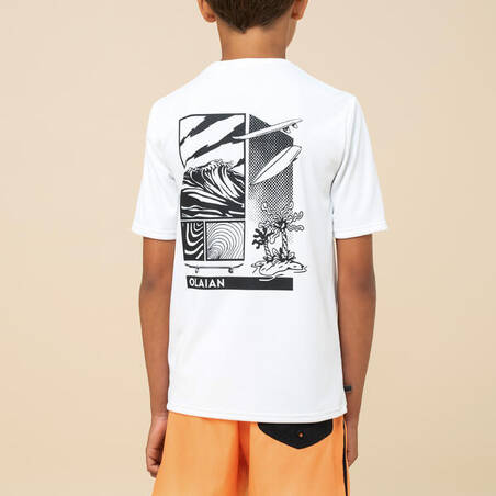 Kid’s Surfing Skating Short-sleeved Water T-Shirt