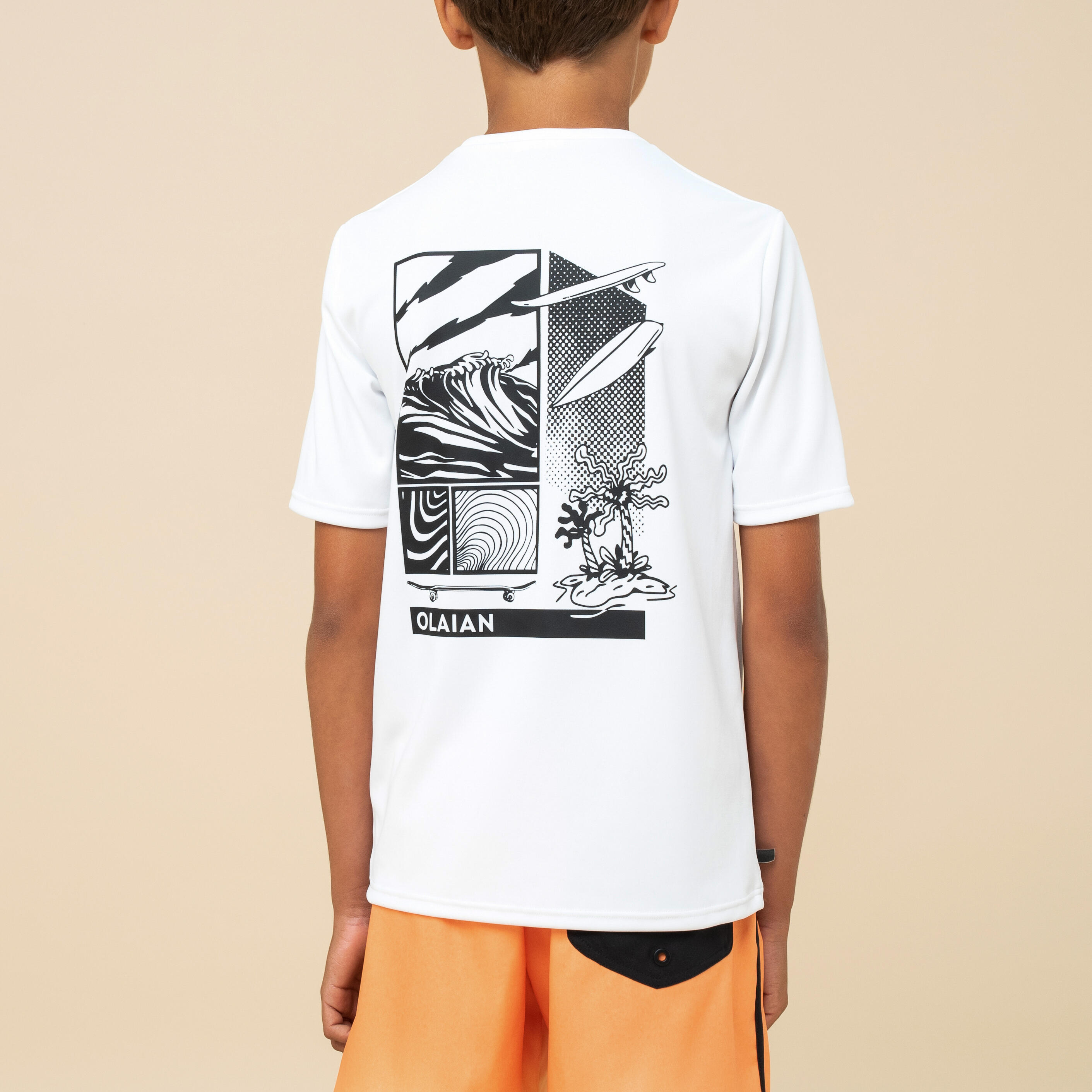 Kid’s Surfing Skating Short-sleeved Water T-Shirt 9/10