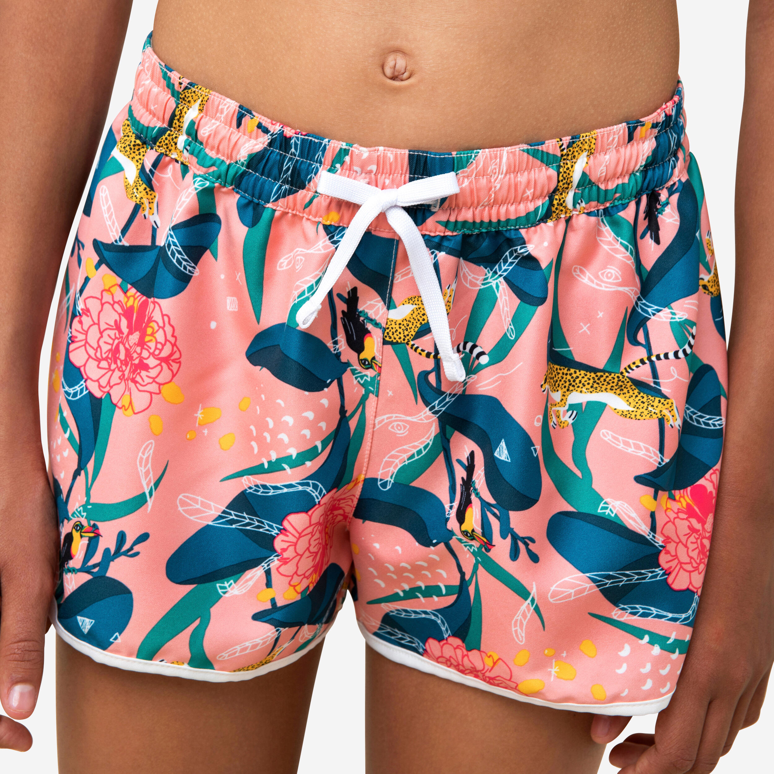 Girls' Swim Shorts - KATY Pink