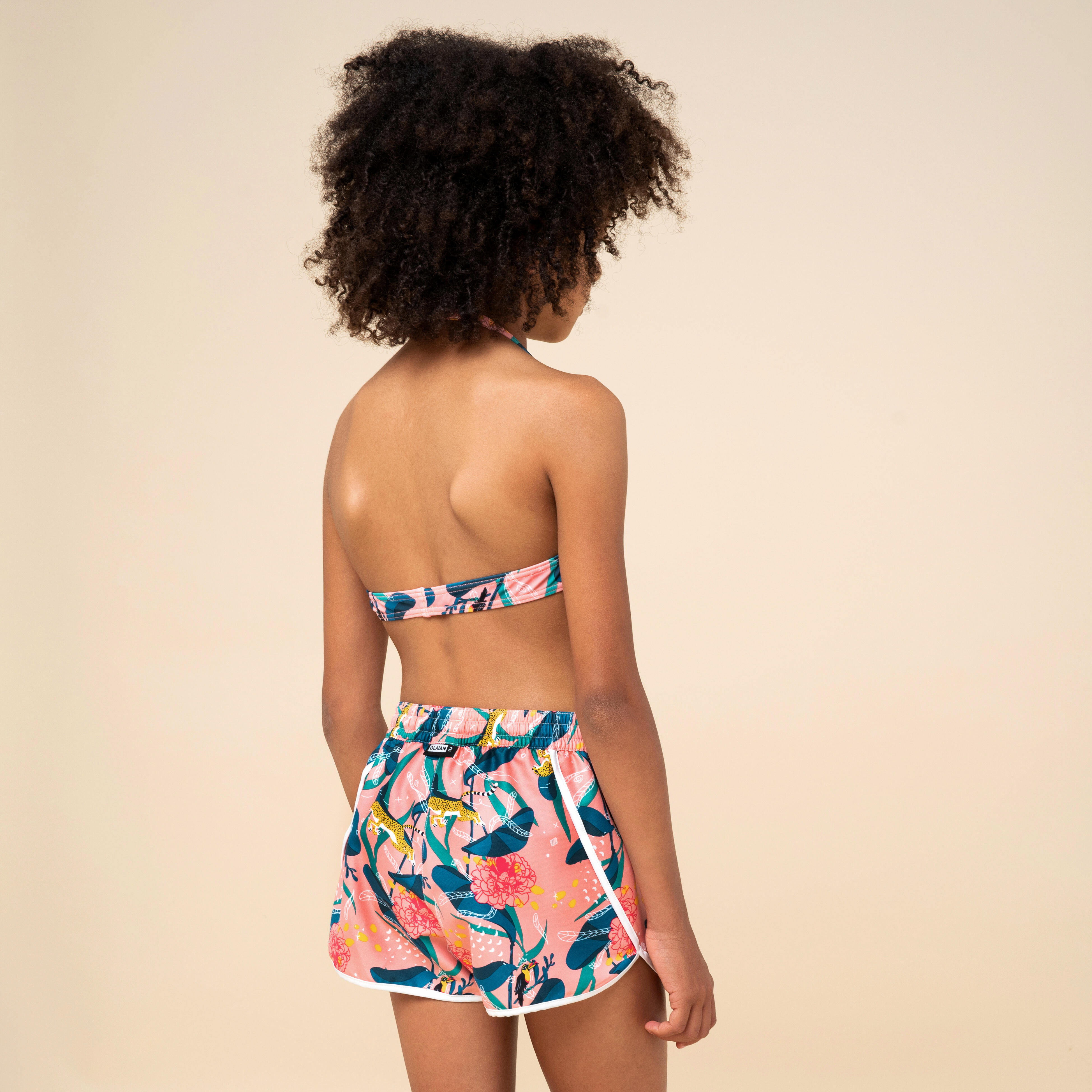 Girls' Swim Shorts - KATY Pink - Decathlon