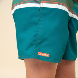 Short de bain kaki