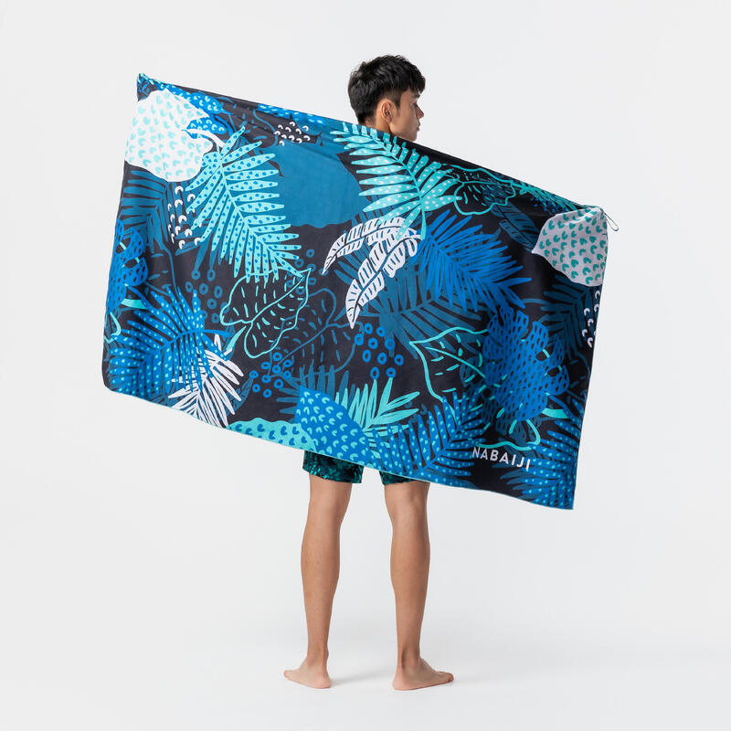 Microfibre Swimming Towel Size XL 110 x 175 cm - Print