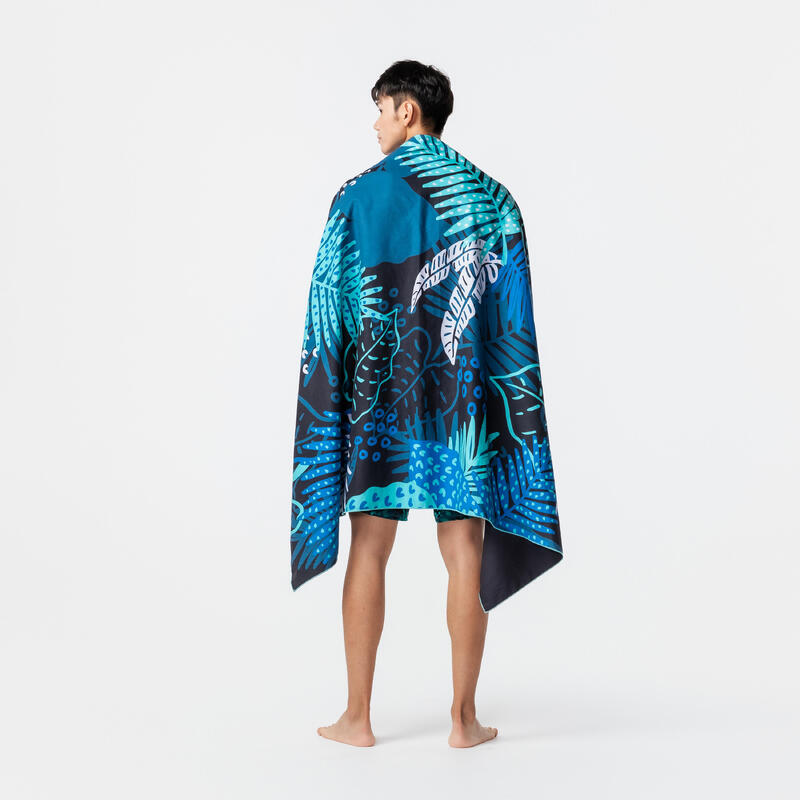 微纖維游泳毛巾 XL 號 110 x 175 cm - 印花