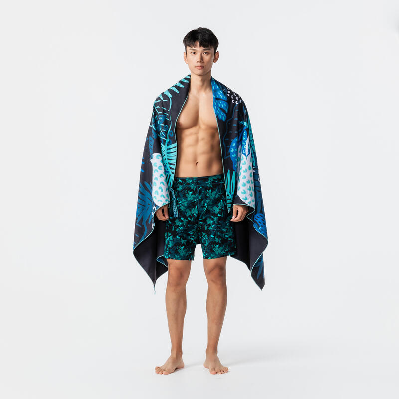 Microfibre Swimming Towel Size XL 110 x 175 cm - Print