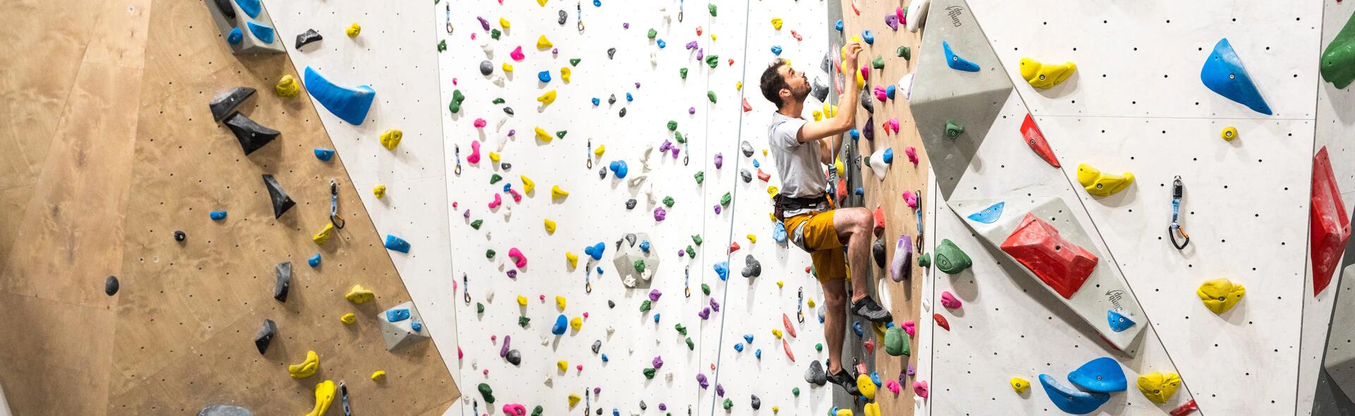 Panoplies de pratique escalade en salle