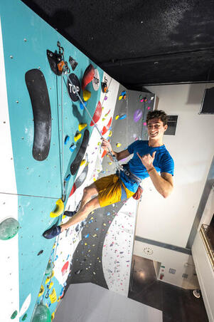 Страхувальна система чоловіча Vertika для скелелазіння та альпінізму синя