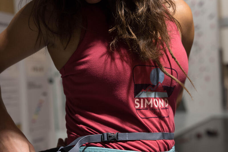 Koszulka wspinaczkowa bez rękawów damska Simond Vertika 