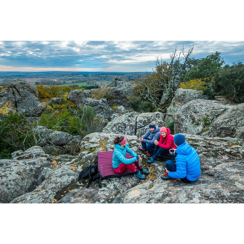 Donsjas voor bergsport heren Alpinism Light grijs