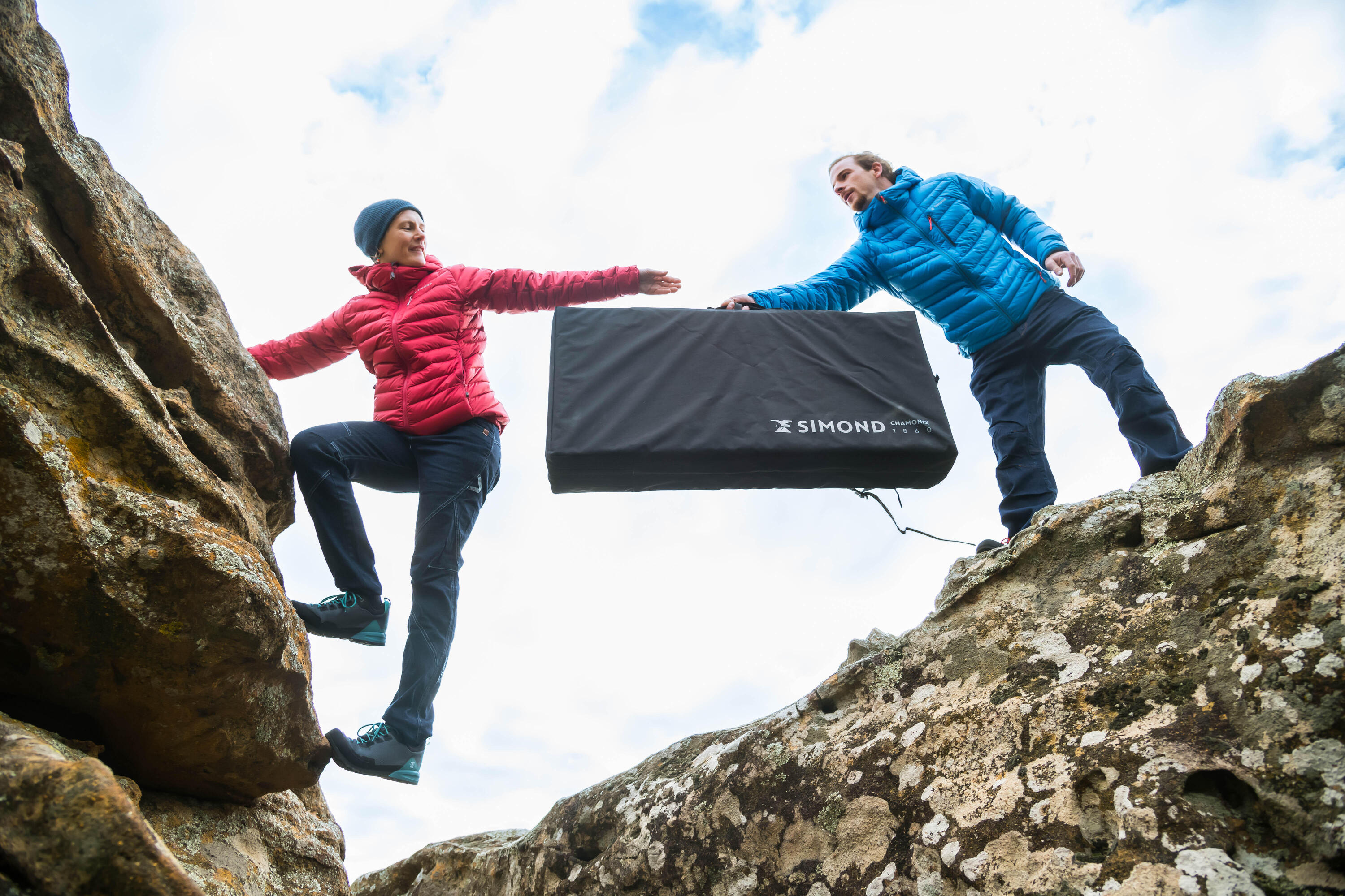 Bouldermatka Crashpad Block V2 1 × 1 m  10/13
