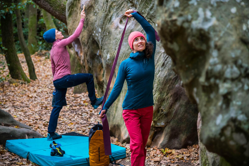 Camisola de Alpinismo Seamless de Manga comprida de Lã Mulher - ALPINISM