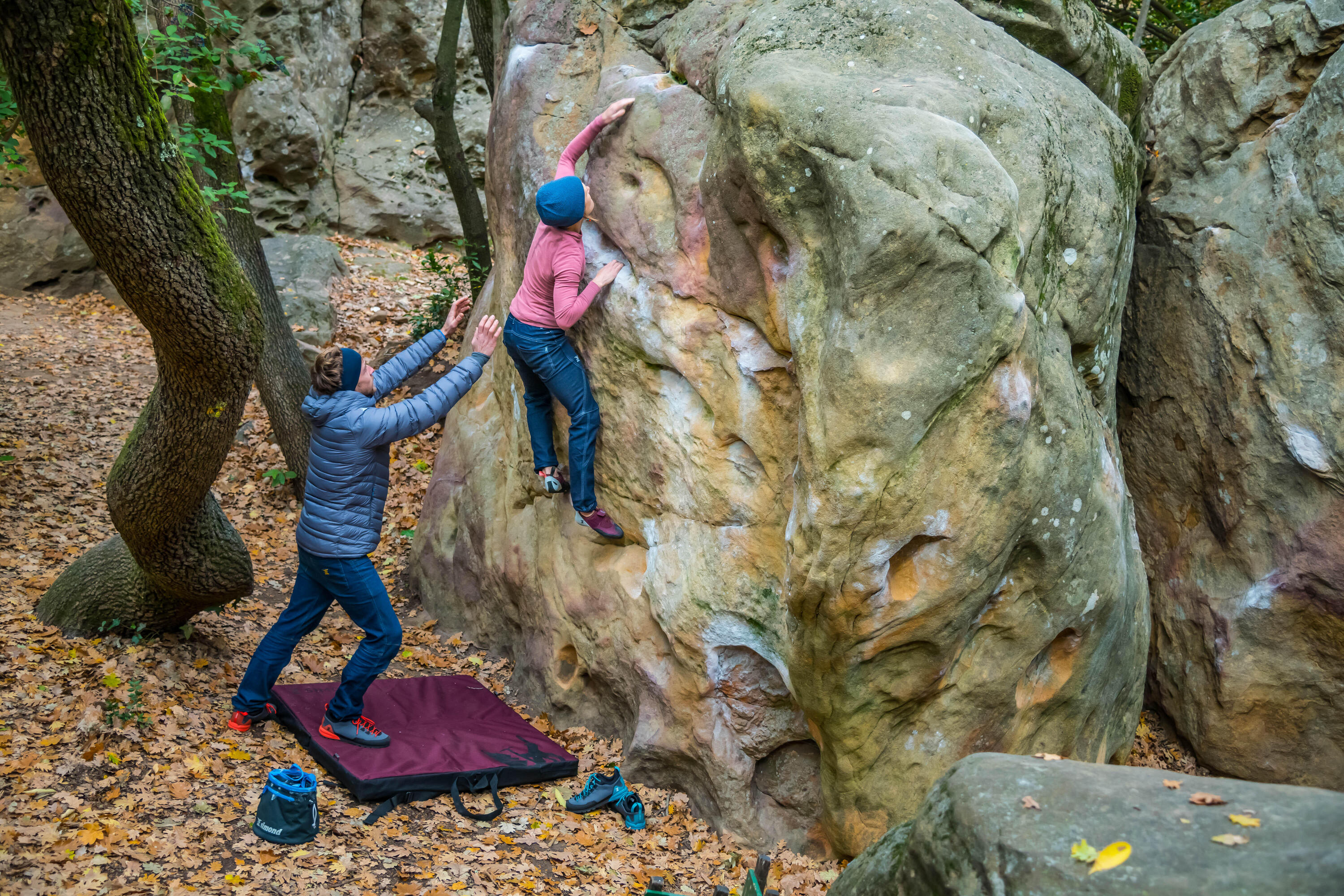 BANDEAU D'ALPINISME - SPRINT bleu 6/7