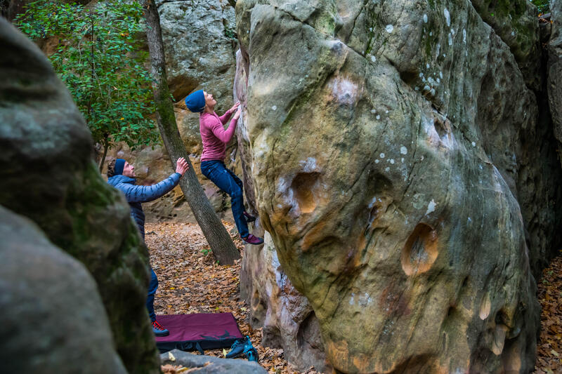 Pés de Gato de Escalada - Vertika Soft Mulher Bordeaux