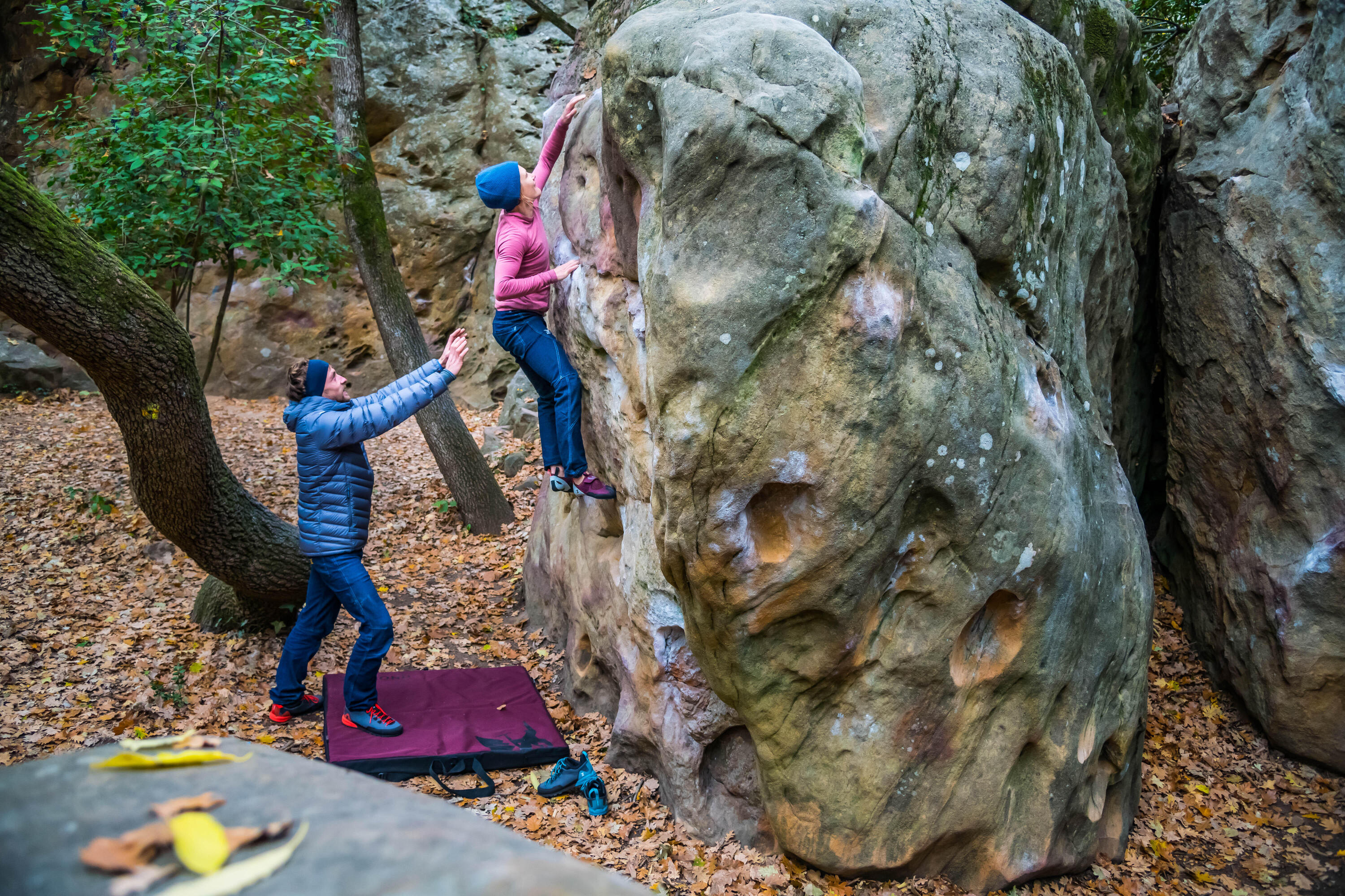 Bouldermatka Crashpad Block V2 1 × 1 m  12/13