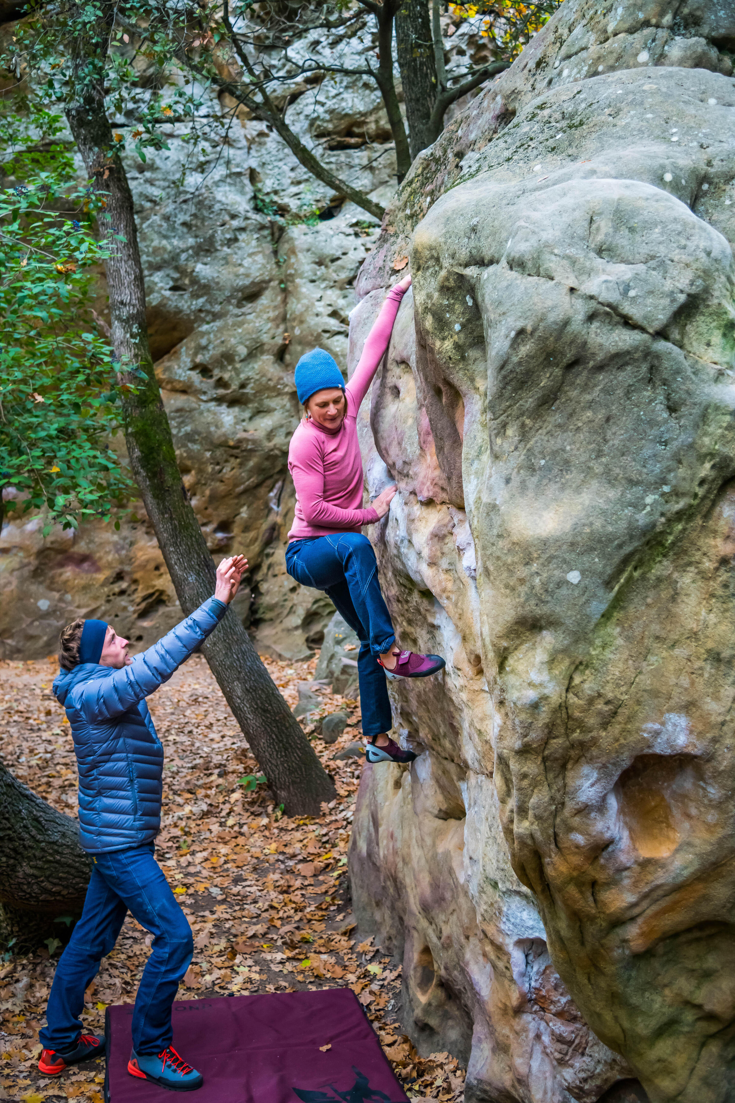 Boulder crash pad, 1x1 m  - Block V2 20/33