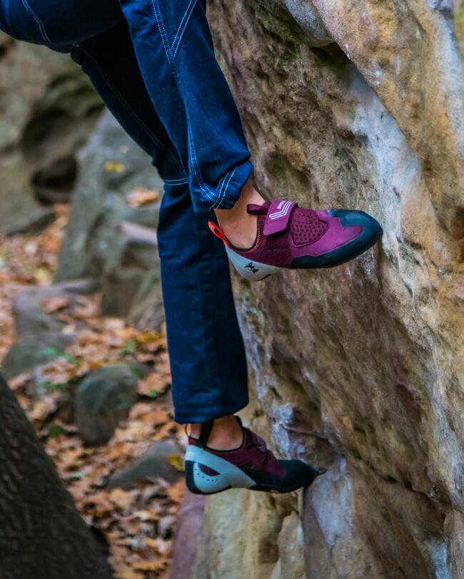 SCARPETTE ARRAMPICATA DONNA - VERTIKA SOFT BORDEAUX