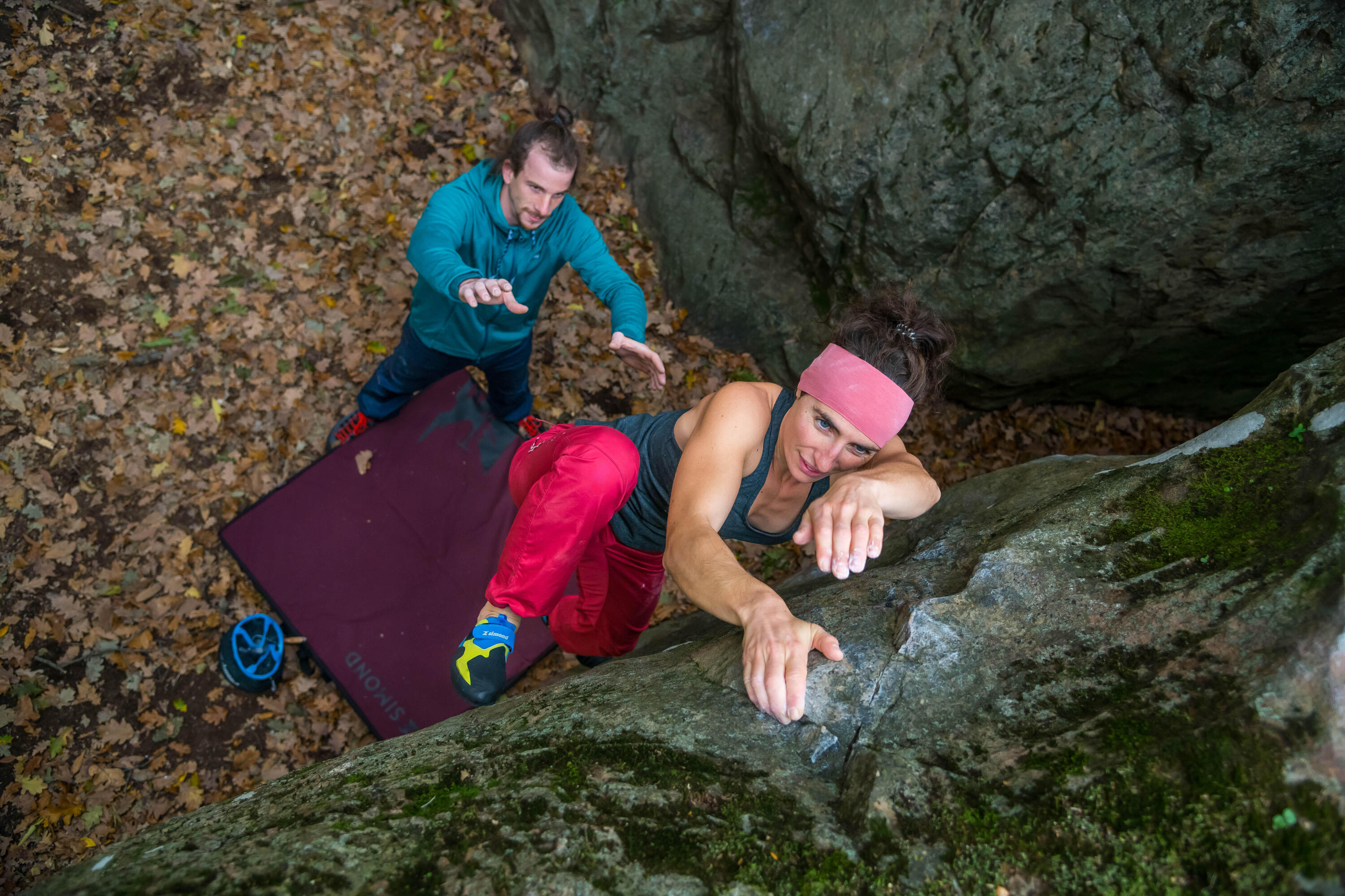 Boulder crash pad, 1x1 m  - Block V2 22/33