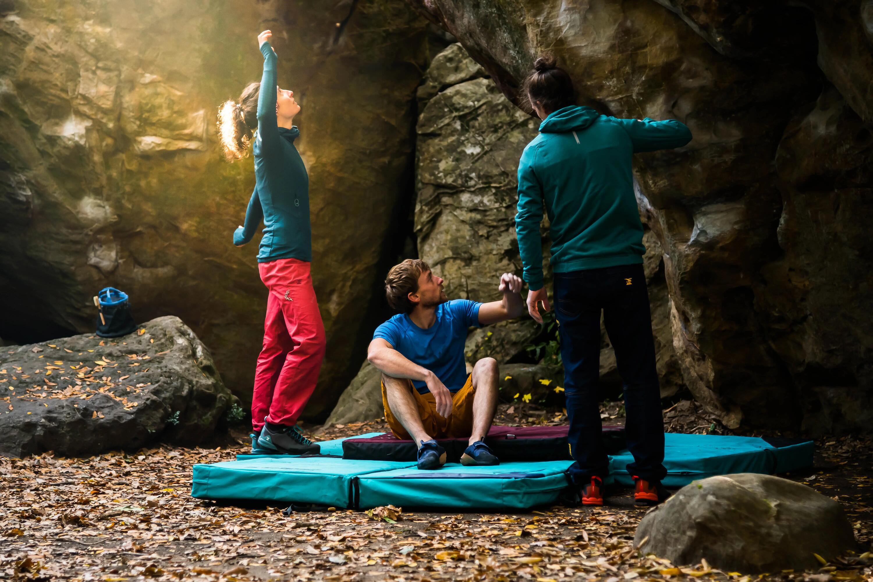 Boulder crash pad, 1x1 m  - Block V2 28/33