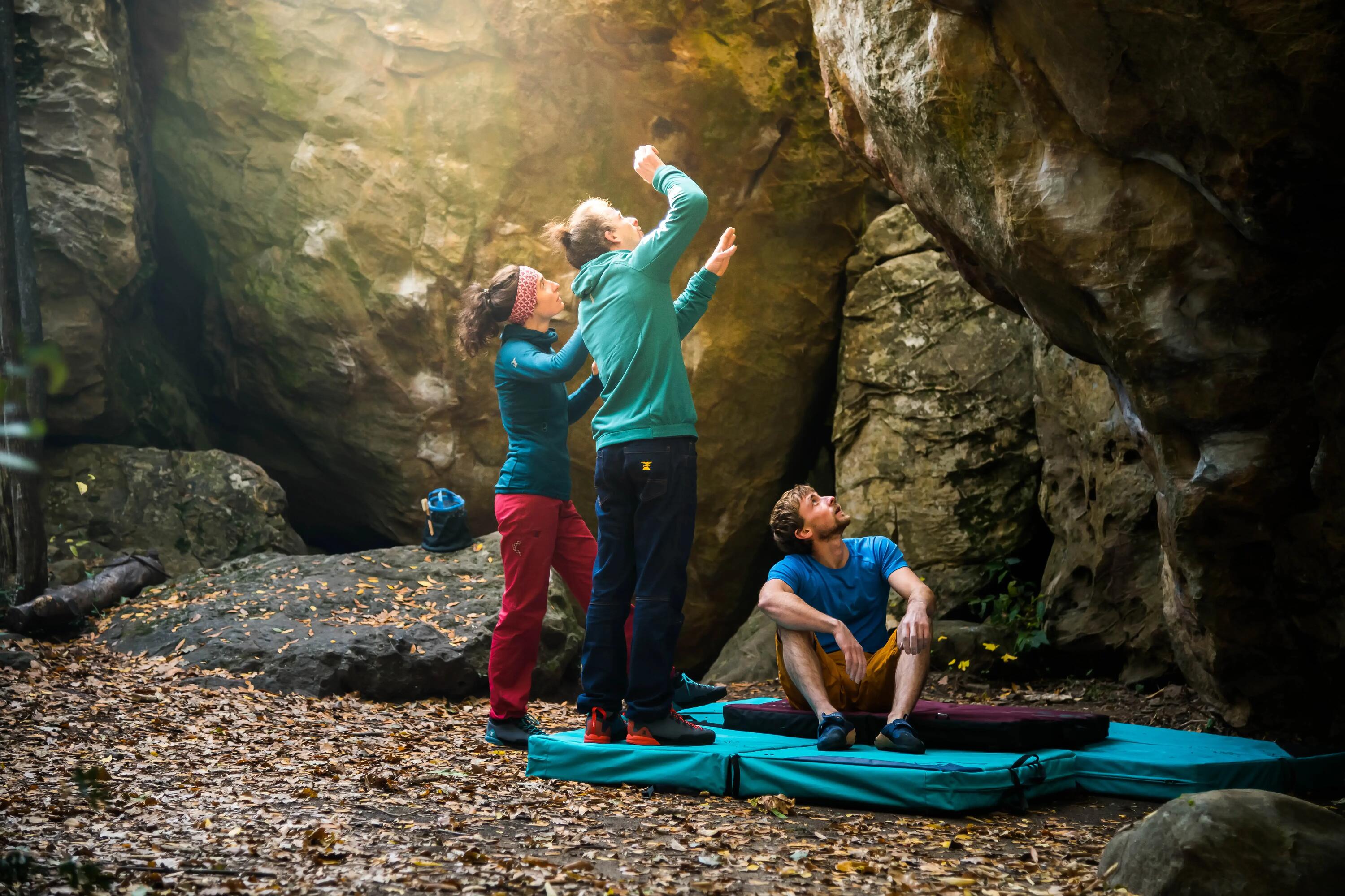 Boulder crash pad, 1x1 m  - Block V2 27/33