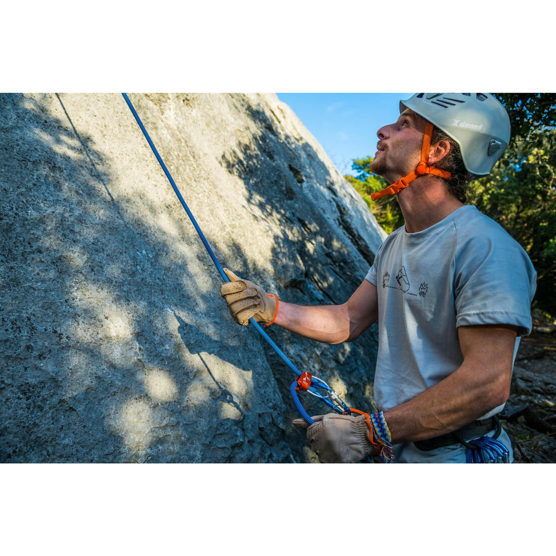 SIMOND CLIMBING BELAYING GLOVE Decathlon